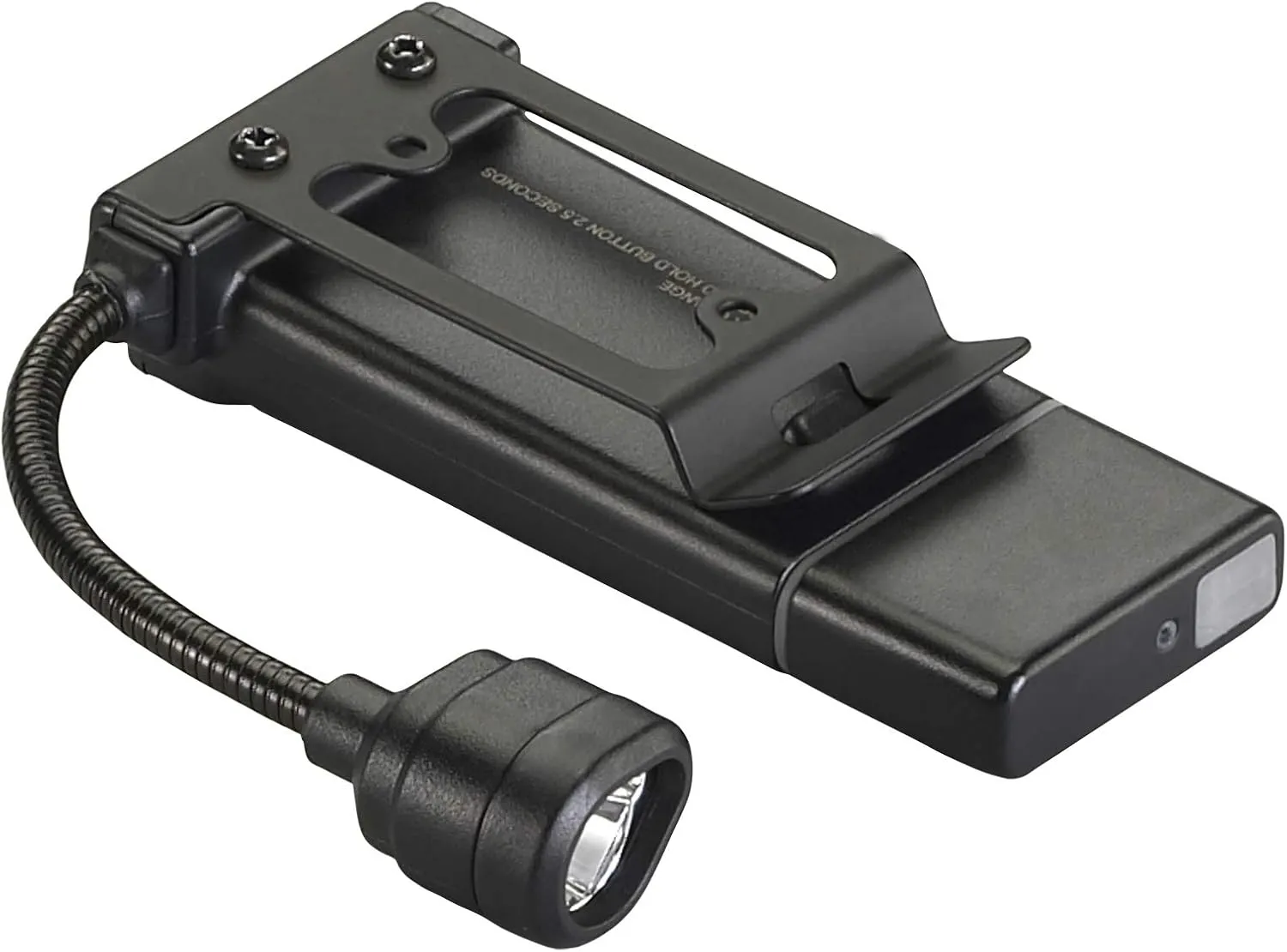Streamlight 61126 ClipMate 70-Lumen USB Rechargeable, Compact Clip-On Light with 120-Volt AC Wall Adapter, Black with White and Red LEDs