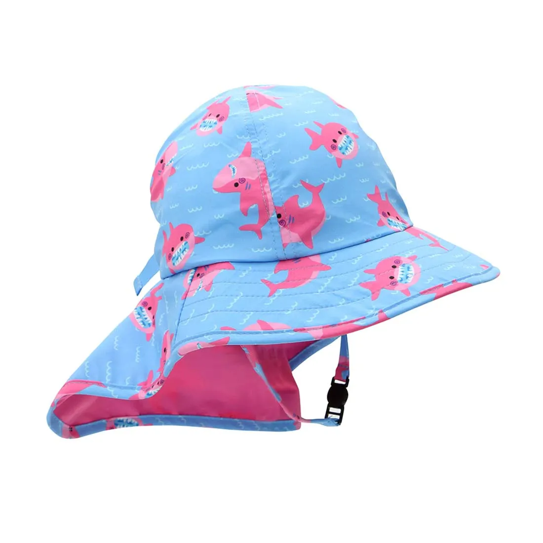Zoocchini UPF50 Baby/Toddler Cape Sunhat Sophie the Shark